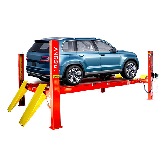 AMGO PRO-14AE  Extended 14,000 lbs. Cap. 4 Post  Alignment Auto Lift