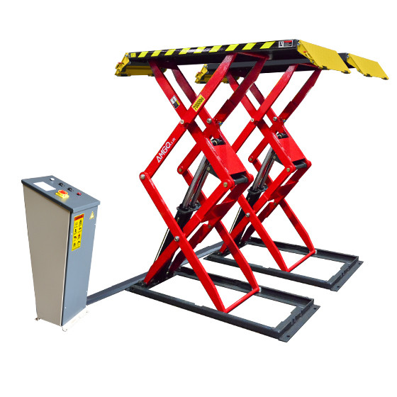 AMGO XL-7 ON SURFACE LOW  PROFILE FULL RISE SCISSOR LIFT