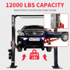Katool 12000lbs Single Point Lock 2 Post Lift AM120SD Car Lift Auto Lift Two Post Car Lift