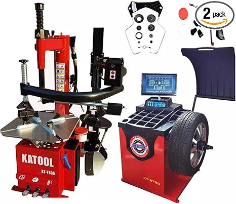 Katool Combo 11: Tire Changer KT-T835 & Wheel Balancer KT-B750