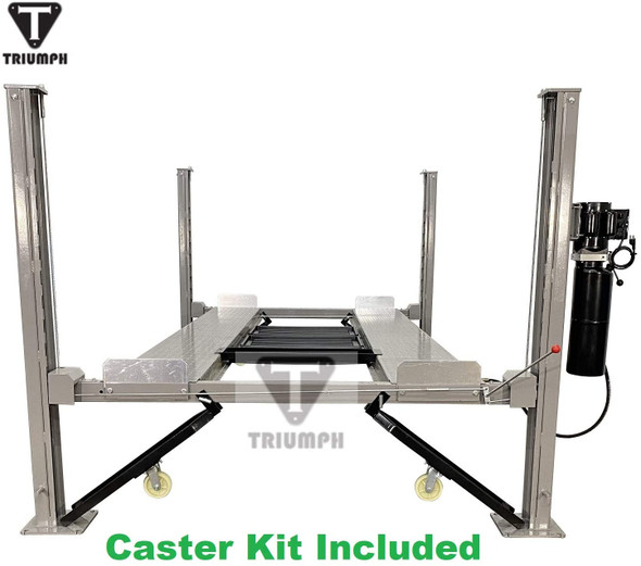 Triumph NSS-XLT 8,000 LB. Service Storage Four Post Auto Lift Extended
