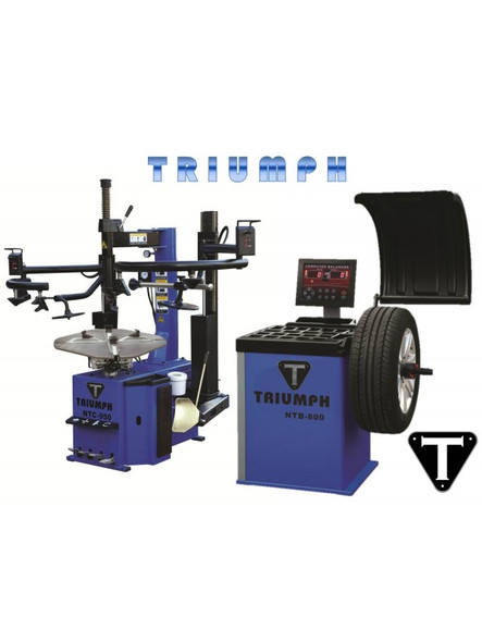 Triumph NTC-950-2 + NTB-800 TIRE CHANGER AND WHEEL BALANCER