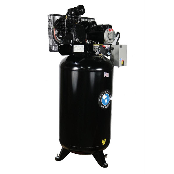 Atlas Automotive Equipment Air Force AF7 5HP 80 Gallon Air Compressor