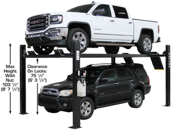 Atlas® Apex 9 ALI Certified Hobbyist 9,000 Lb. Capacity 4 Post Parking Car Lift