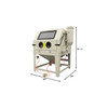 Atlas Equipment SBC1200 X-Large Sandblast Cabinet with Dual Doors & Vacuum