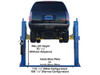 Atlas® BP12000 Baseplate 12,000 lbs. capacity 2 Post Above Ground Lift