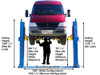 Atlas® BP12000 Baseplate 12,000 lbs. capacity 2 Post Above Ground Lift