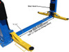 Atlas® BP12000 Baseplate 12,000 lbs. capacity 2 Post Above Ground Lift