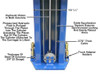 Atlas® PV-15P Overhead 15,000 lbs capacity Adjustable Height 2 Post Lift (EXTRA WIDE/EXTRA TALL)