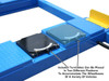 Atlas® Combo 412A /RJ6000 12,000 Lbs. 4 Post Alignment Lift- 2 Bridge Jacks included
