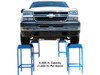 Atlas®  (ATEATLASWHLSTD) Set of 4 Wheel Stands