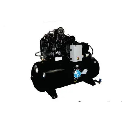 Atlas® 10HP 1Phase 120 Gallon Horizontal Air Compressor
