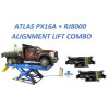 Atlas®  PX16A Scissor Alignment Lift and RJ8 Rolling Jacks Combo