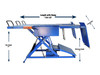iDeal   ELECTRIC / HYDRAULIC UTV LIFT BENCH (Blue)