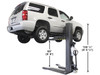Atlas® PSP-6000 - 6,000 lb. Portable Single Post Lift