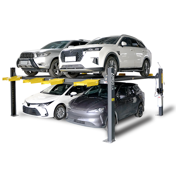 AMGO  409-DPX Double Parking 9,000 Lb cap.  Long & High 4-Post Parking Auto Lift 