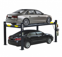 AMGO 409-HP 9,000 lbs. Capacity 4-Post Tall Parking Auto Lift -Accessories included.