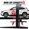 Katool KT-P2700 2 post floor plate parking lift -2 column parking lift car parking lift 6600 LBS pick up