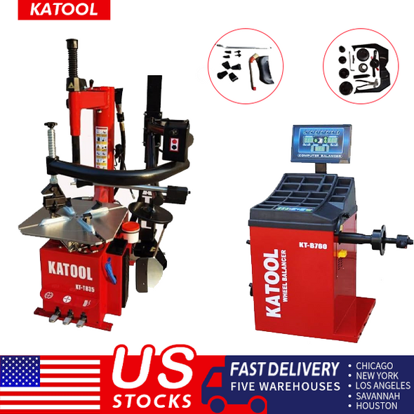 Katool Combo 12: Tire Changer KT-T835 & Wheel Balancer KT-B760