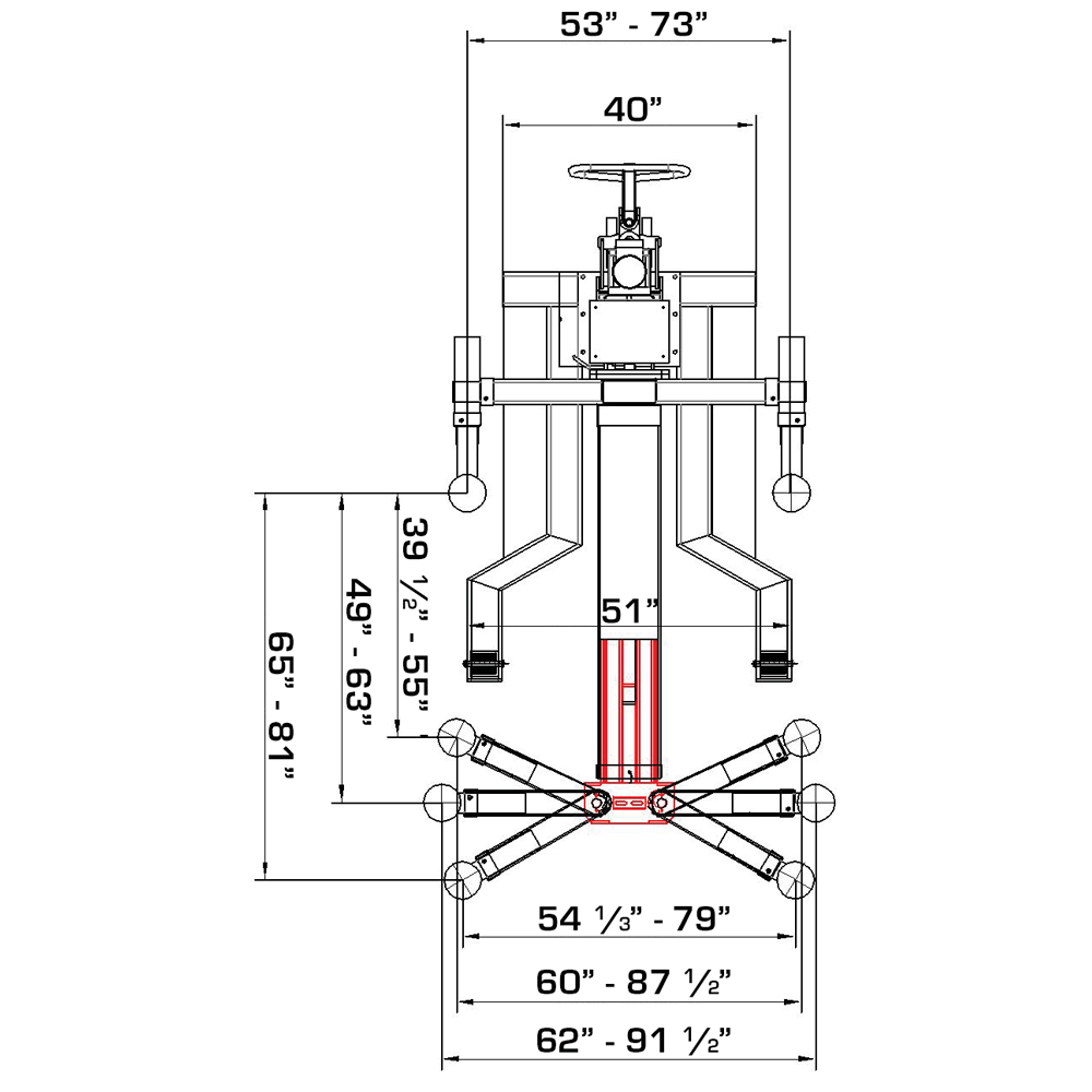 Katool SPL-700 Single Post Lift