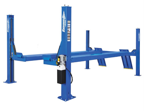 Forward Lift 14K Open Front General Service 215" Wheelbase, Includes: Pneumatic Locks, Adjustable Multi Position Leveling Locks. Blue In Color