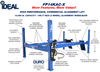  Ideal  FP14KAC-X 14000lb Four Alignment Post Lift
