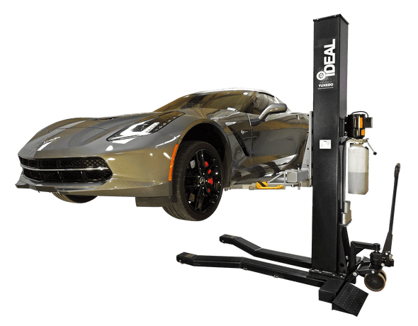  iMOBILE - MSC-6KLP-BLK  6,000 lb. capacity Mobile Single Column Lift