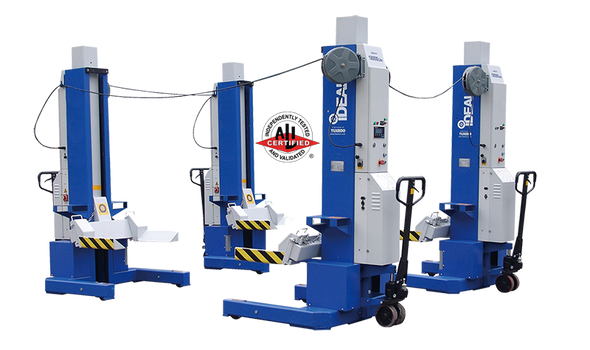 Ideal MSC-18K-X-472  Single Mobile Column Lift System 72,000 Lbs. Capacity (Set of 4)