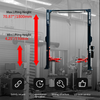 Katool KT-AS110D Two Post Asymmetrical Vehicle Lift 11,000lbs Single Point Lock Release